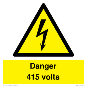 Danger 415 volts